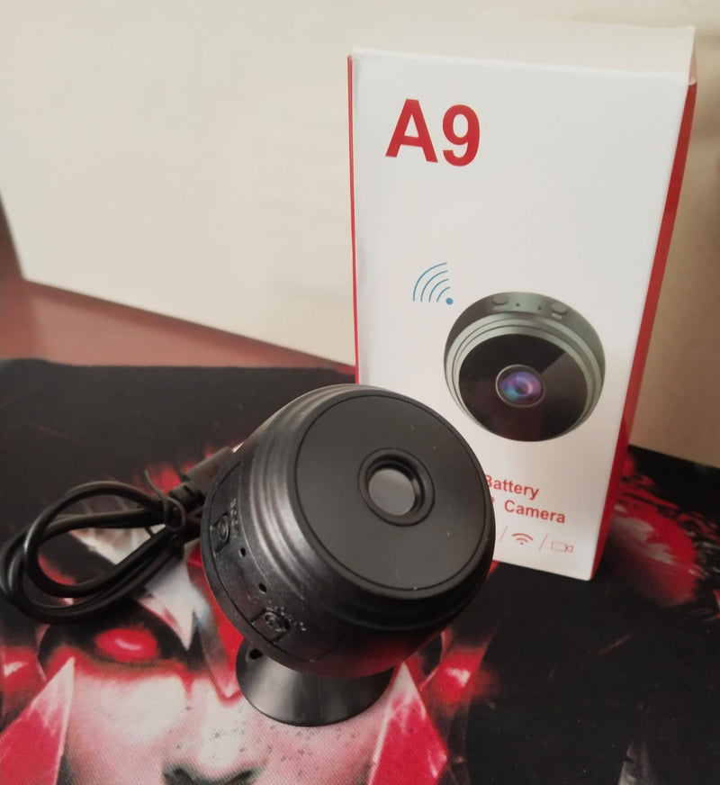 📹 Mini Cámara de Seguridad A9 WiFi HD 1080p – ¡Discreta, Potente y Portátil!