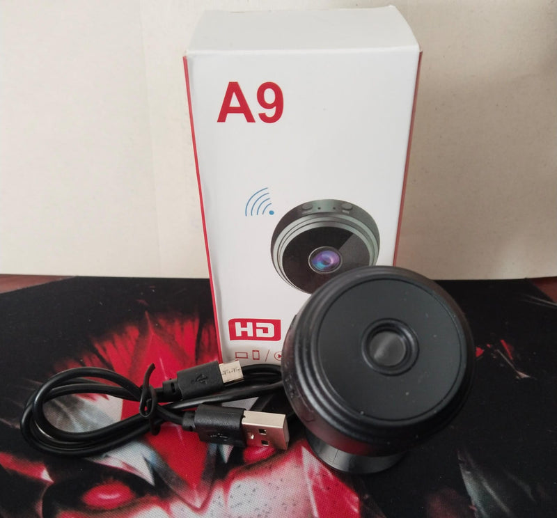 📹 Mini Cámara de Seguridad A9 WiFi HD 1080p – ¡Discreta, Potente y Portátil!