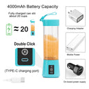 Mini Licuadora Portátil Recargable 380ml – ¡Batidos al instante donde estés! 🥤💪