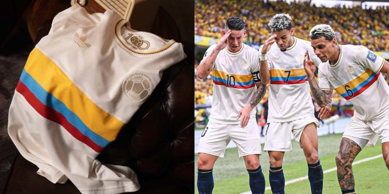 CAMISETA COLOMBIA 100 AÑOS + BALÓN GRATIS!🎉⚽