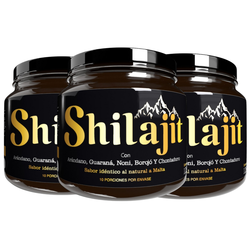 Shilajit Original con INVIMA – Resina 100% Pura | Potente Estimulante Natural y Rejuvenecedor