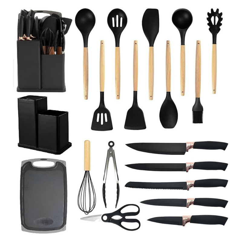 Set 19 Utensilios De Cocina