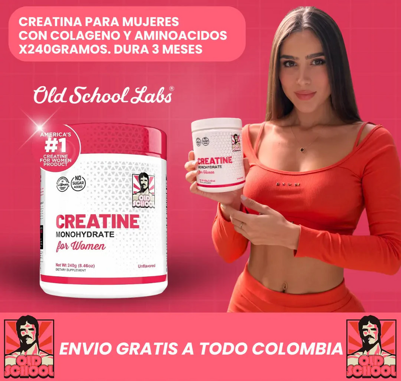 Creatina para mujeres con colageno y aminoacidos