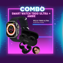 SMART WATCH T900 ULTRA + AUDIFONO AMBIE