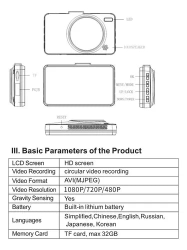 Cámara Doble DVR para Moto – Full HD 1080p, Resistente al Agua y Visión Nocturna