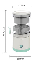 🟠 Exprimidor Eléctrico Portátil Recargable – ¡Haz jugo donde quieras!