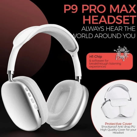Auriculares P9 Plus – Sonido Premium, Diseño Moderno y Máximo Confort