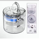 🐾 Fuente de Agua Automática Transparente 1.8L – Bebedero Inteligente para Gatos y Perros