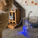🐾 Fuente de Agua Automática Transparente 1.8L – Bebedero Inteligente para Gatos y Perros