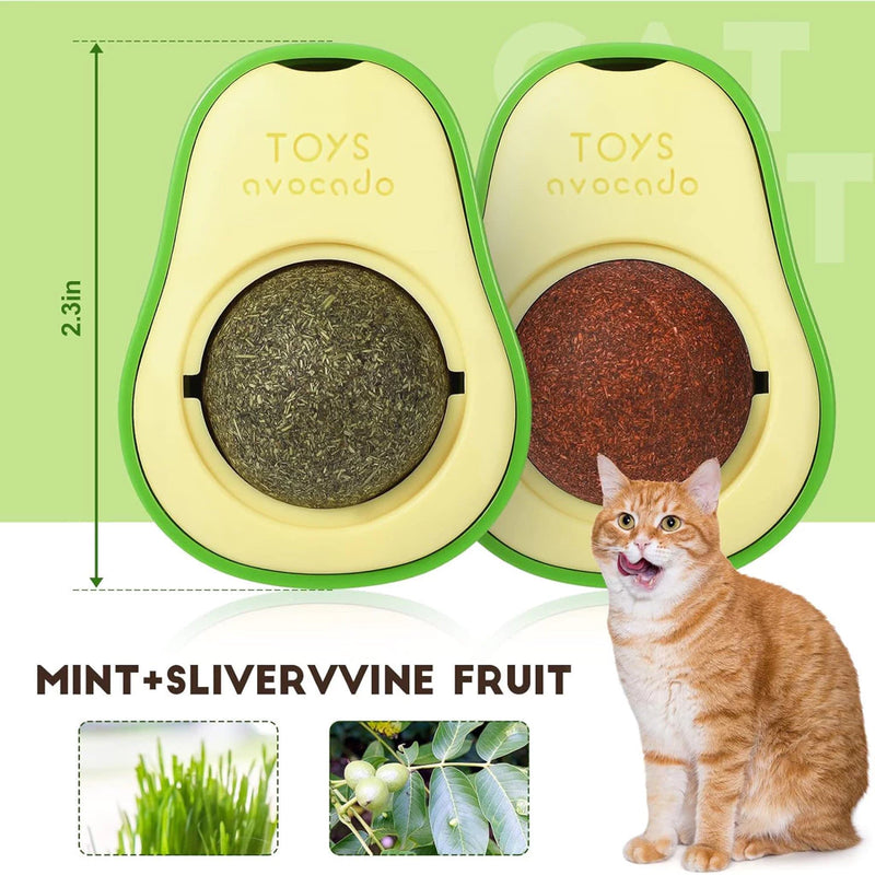 🥑 Juguete Interactivo de Catnip en Forma de Aguacate para Gatos – Diversión y Bienestar en Uno