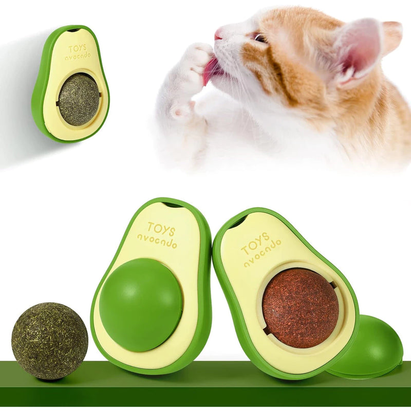 🥑 Juguete Interactivo de Catnip en Forma de Aguacate para Gatos – Diversión y Bienestar en Uno