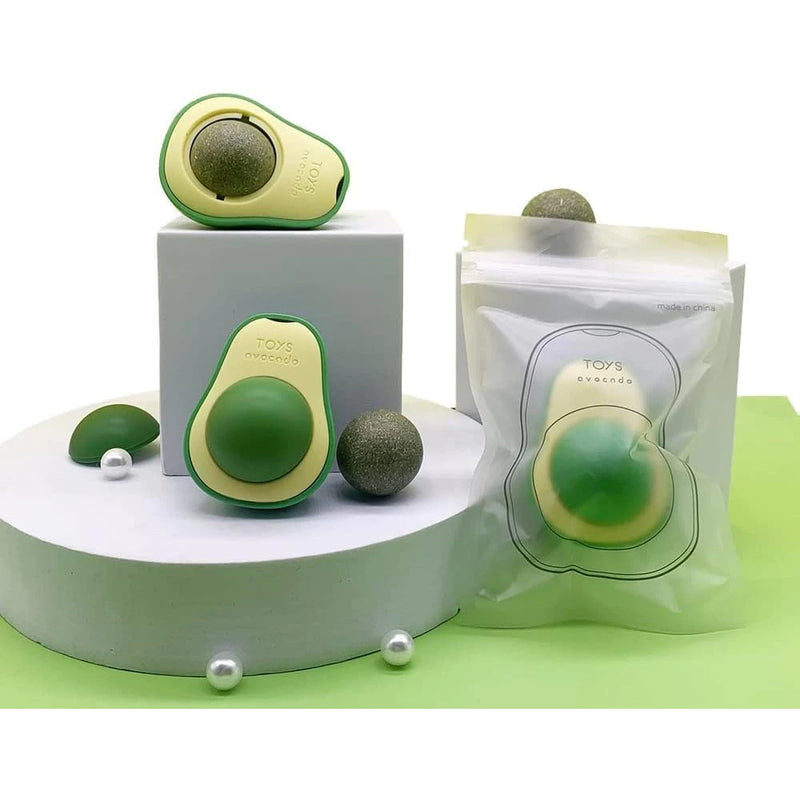 🥑 Juguete Interactivo de Catnip en Forma de Aguacate para Gatos – Diversión y Bienestar en Uno