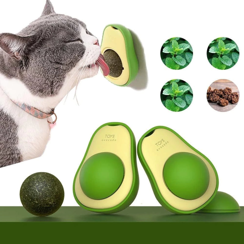 🥑 Juguete Interactivo de Catnip en Forma de Aguacate para Gatos – Diversión y Bienestar en Uno
